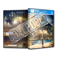 Assassins Creed Origins V1 Pc Game Cover Tasarımı (Dvd Cover)